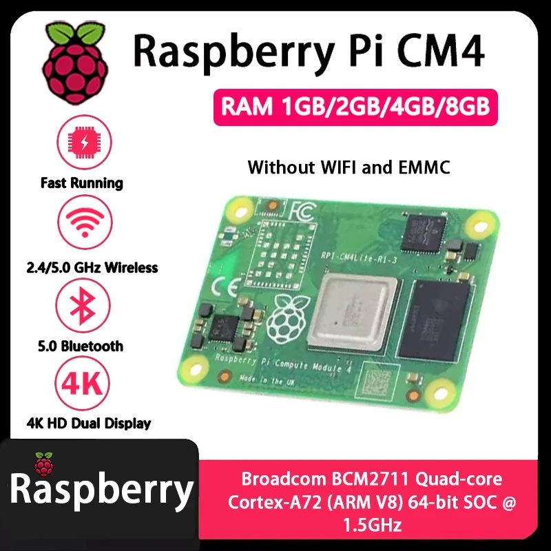 Raspberry Pi CM4 1GB/2GB/4GB/8 - Compute Module 4 32Gb Wifi recensione e prezzo
